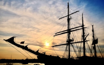 brown boat