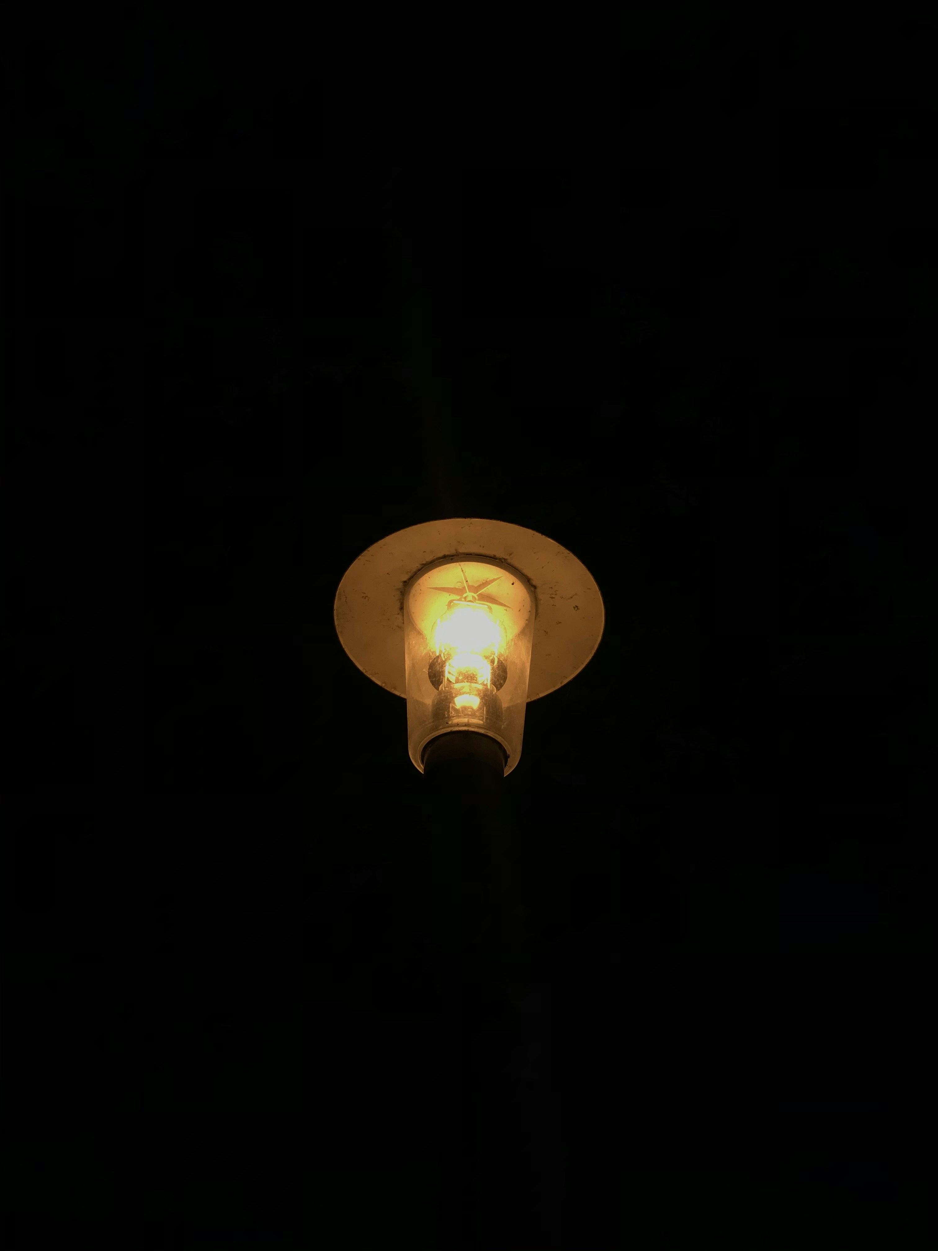 Imagem de uma lâmpada amarela