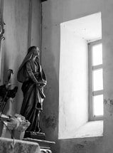 religious woman statue