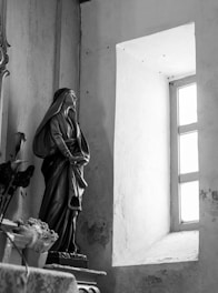 religious woman statue