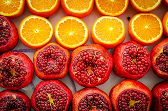 shallow focus photo of sliced orange fruits