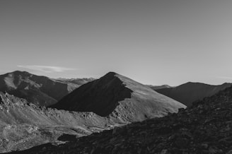 A digital elevation model showing the mountainous landscape around Pikes Peak.