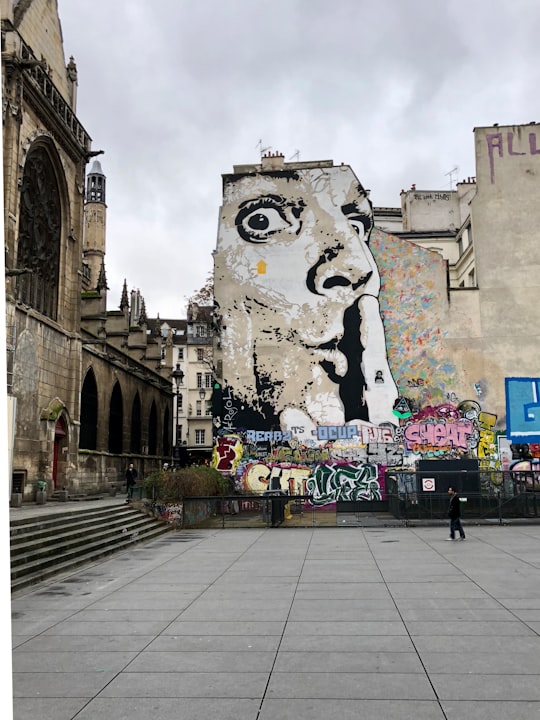 building art in The Centre Pompidou France