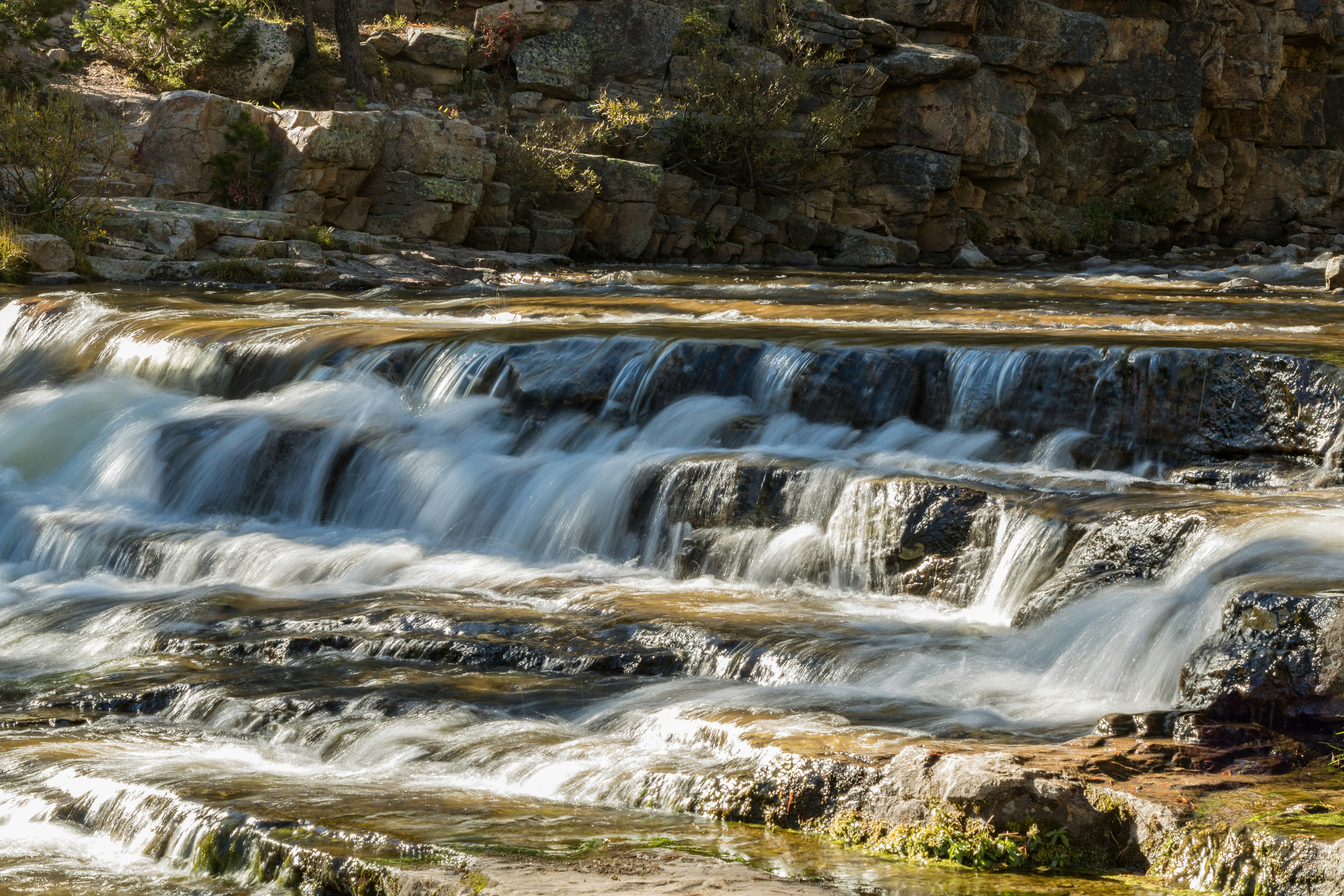 Foto Fotografía de lapso de tiempo del río Imagen Norte de utah
