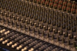 black and gray music machine