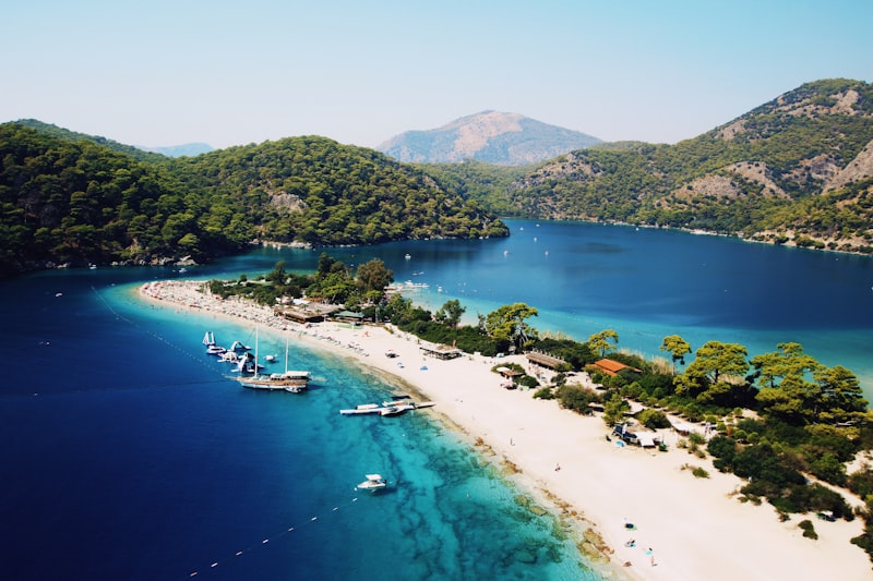 Blauwe Lagune bij Ölüdeniz, Turkije