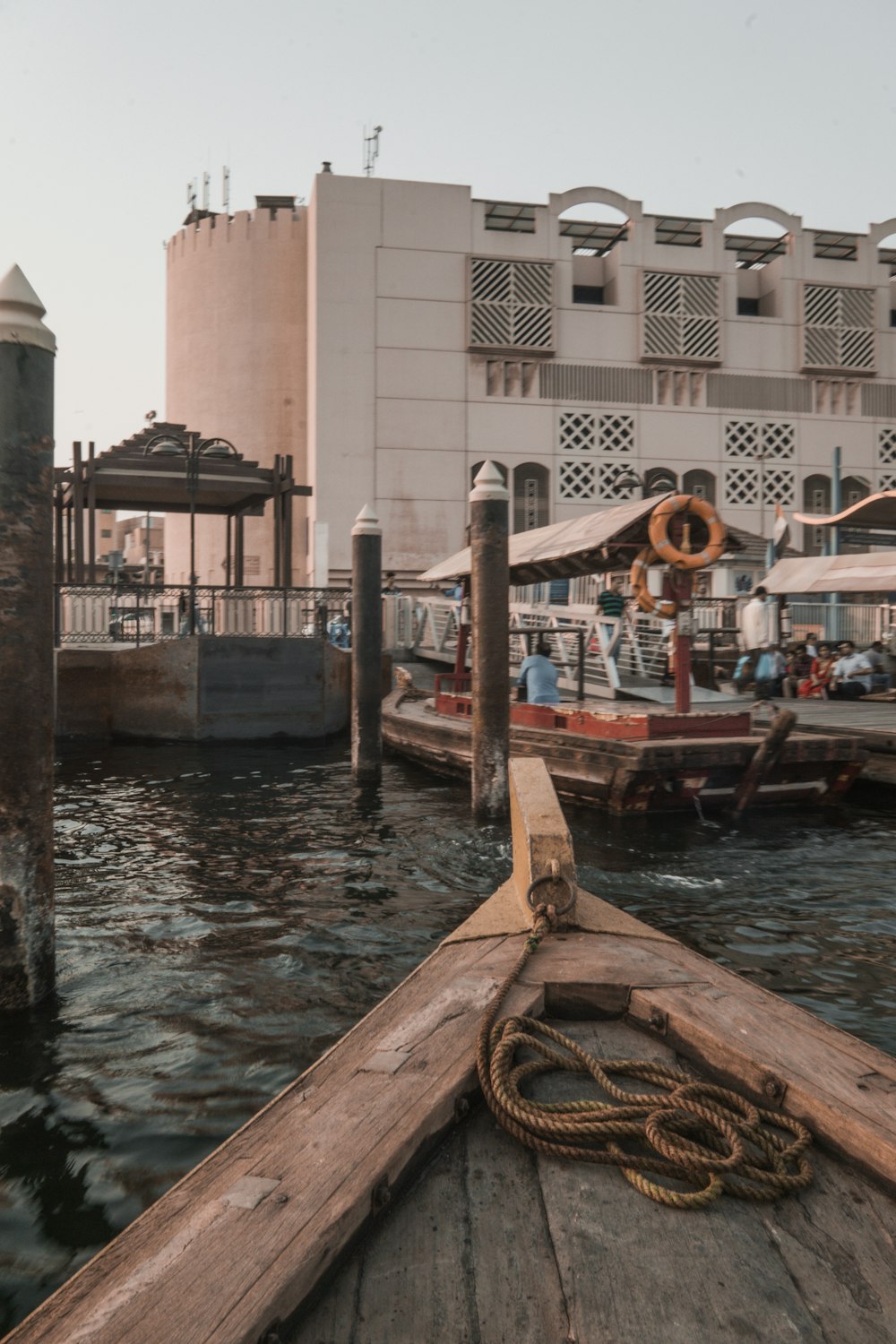 canoe near dock