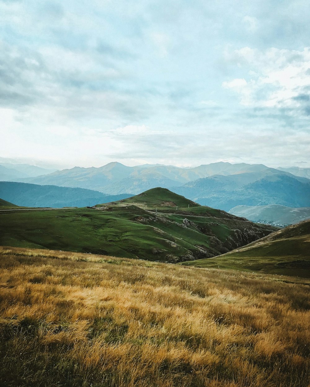 green mountain range