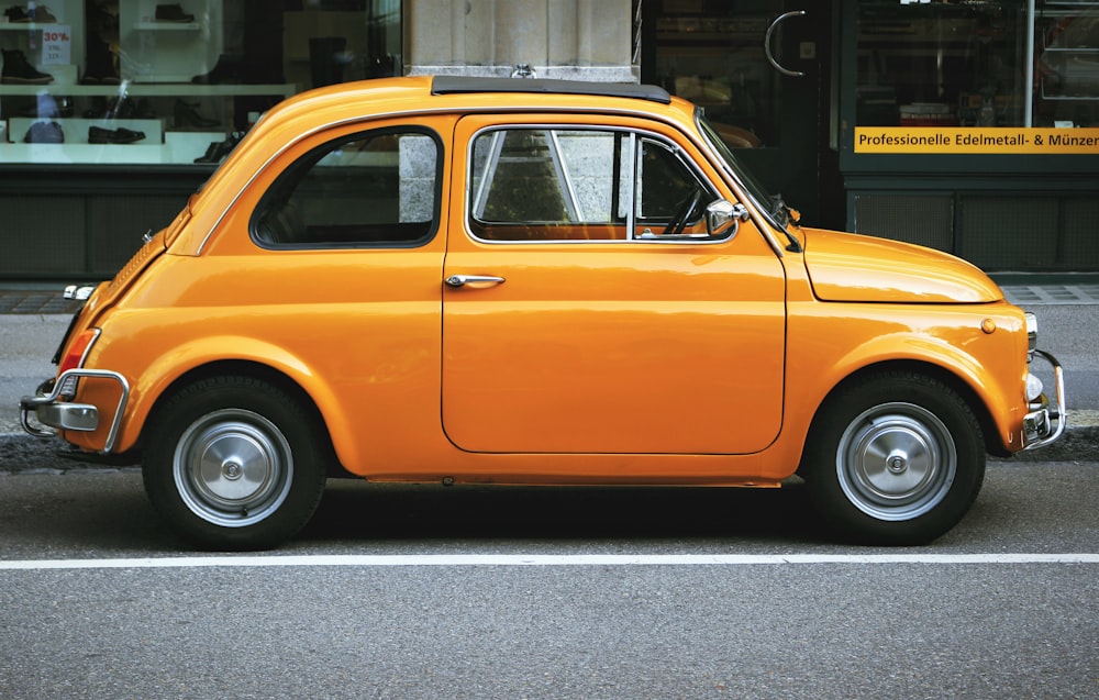 orange coupe