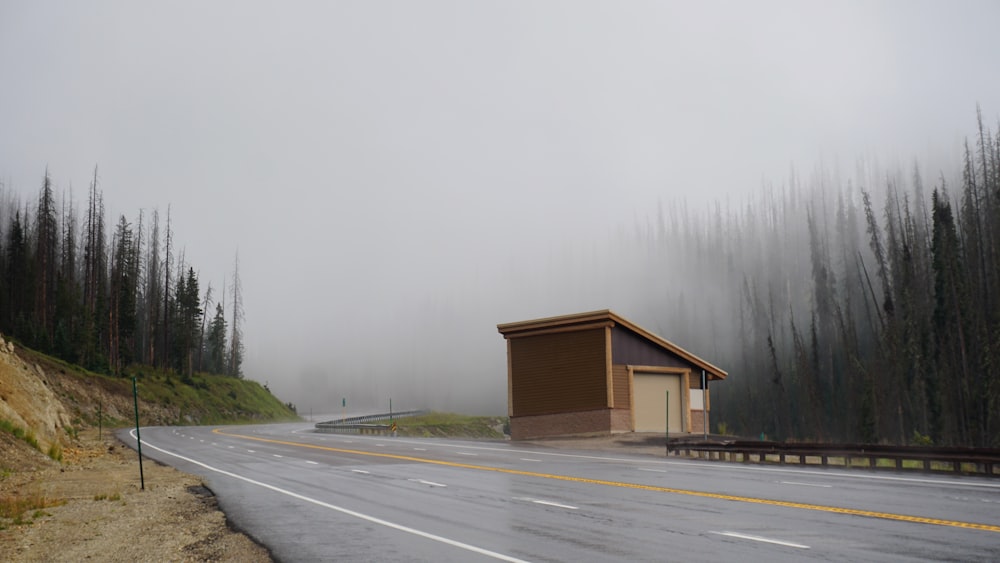 photography of empty road during daytime