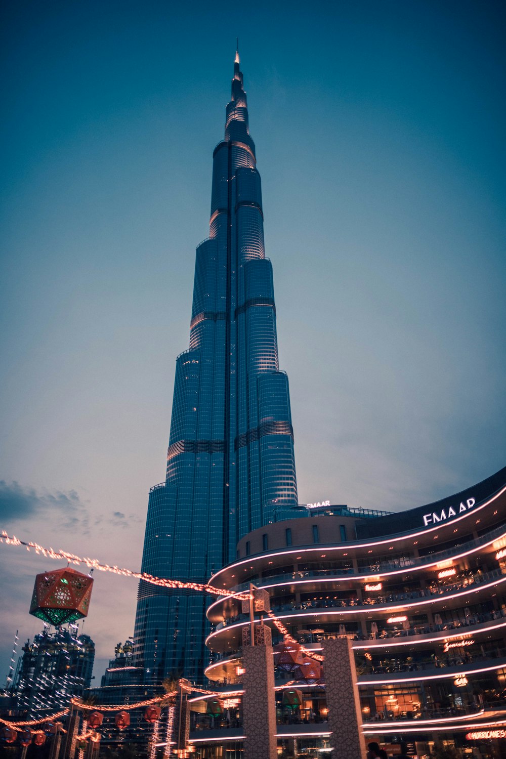 lighted city building during nighttime