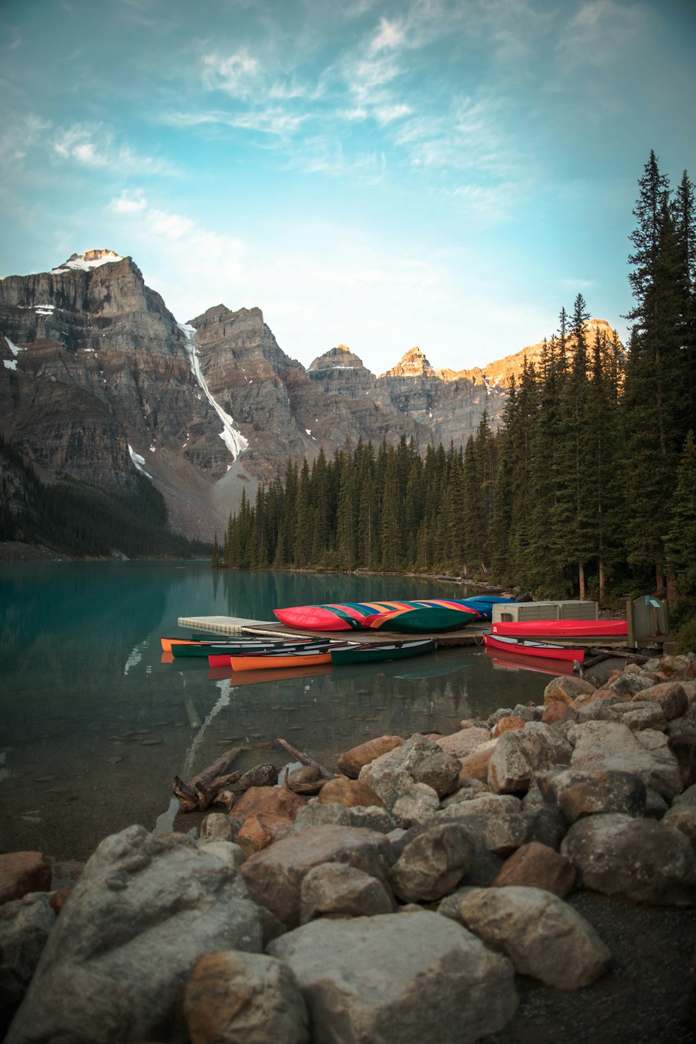 boat on calm body of water