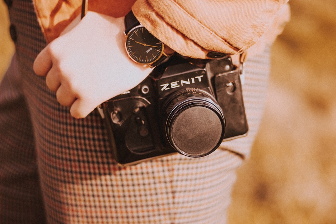 black Zenit DSLR camera