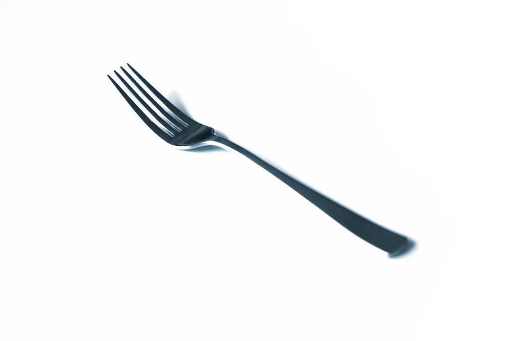 gray dining fork