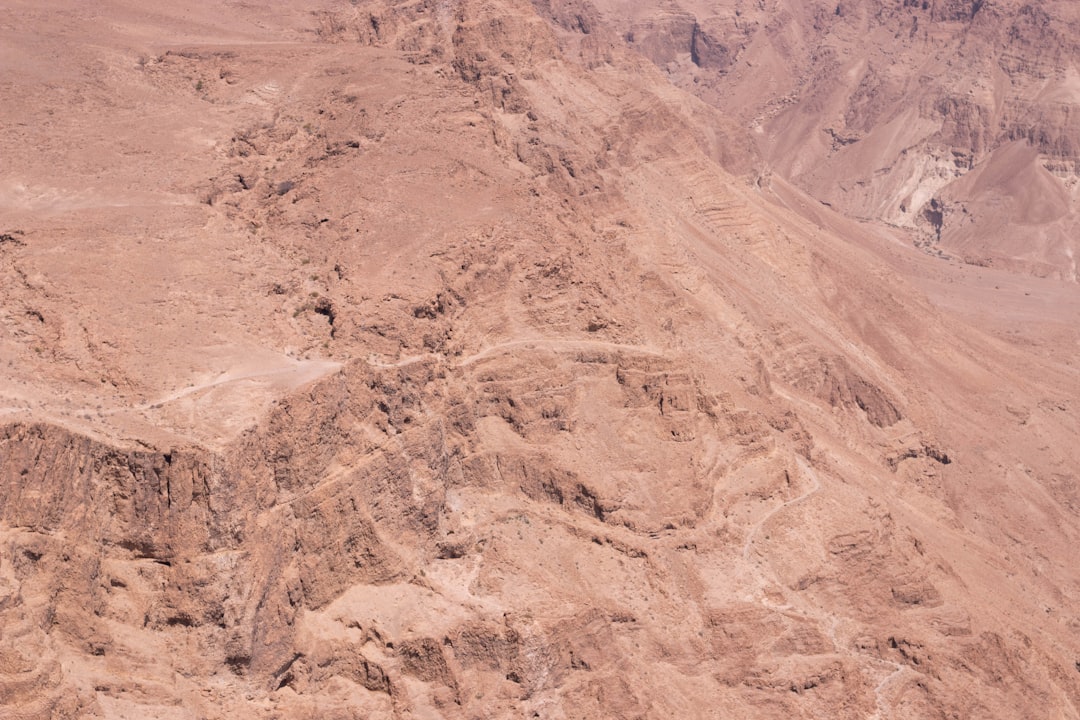 photo of Masada Canyon near Sea of Galilee