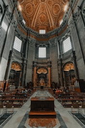 people in cathedral