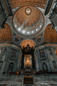 interior of dome building