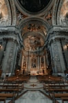 people in cathedral