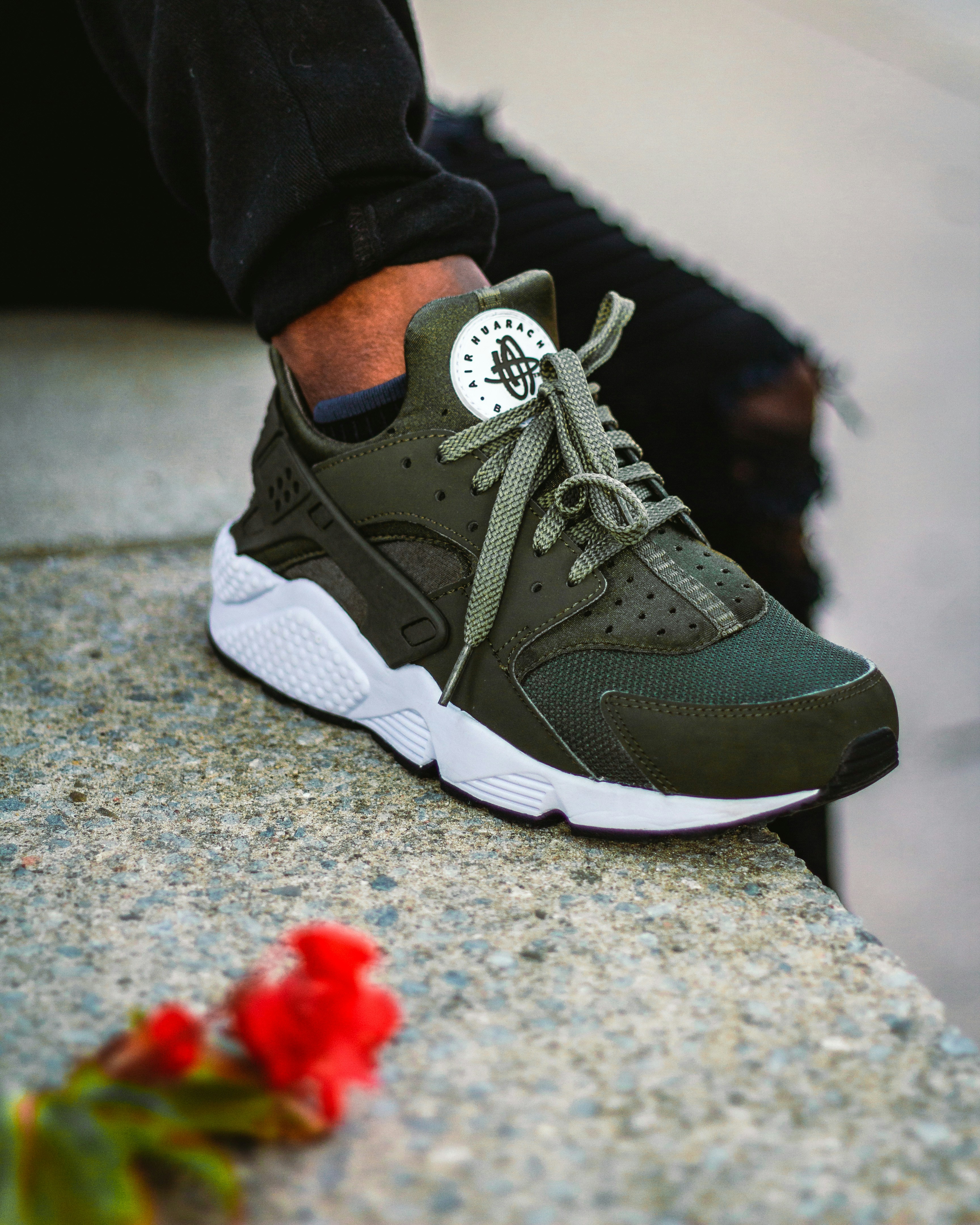 nike huarache green