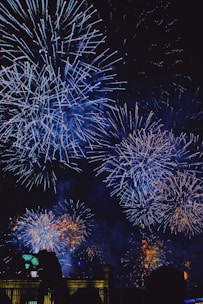 fireworks at night