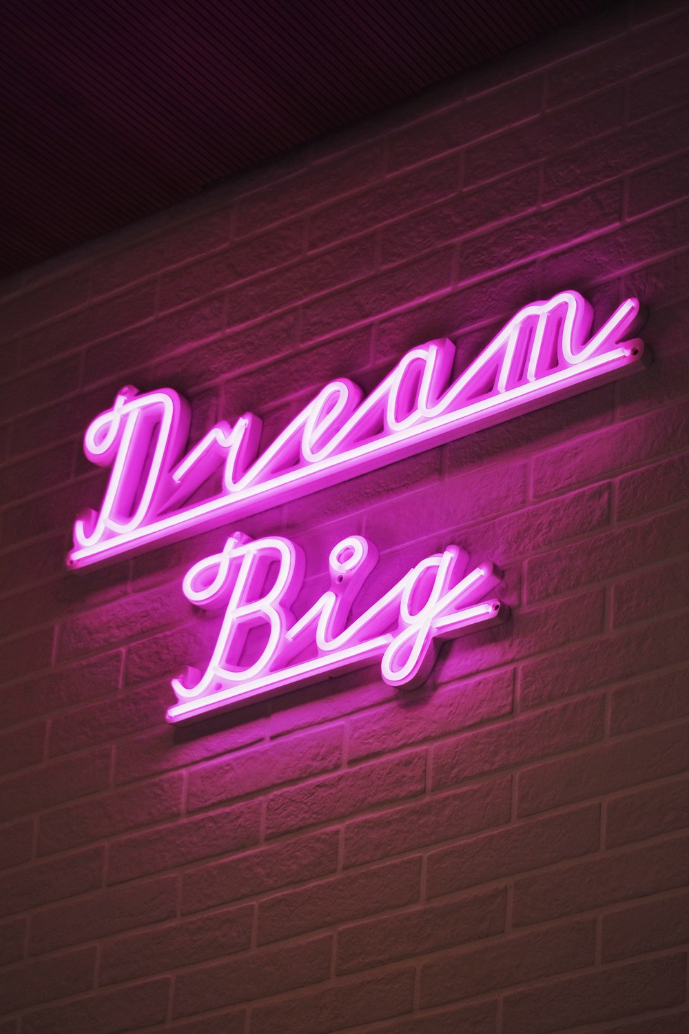 Dream Brig neon signage