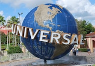 blue and brown Universal studios decor