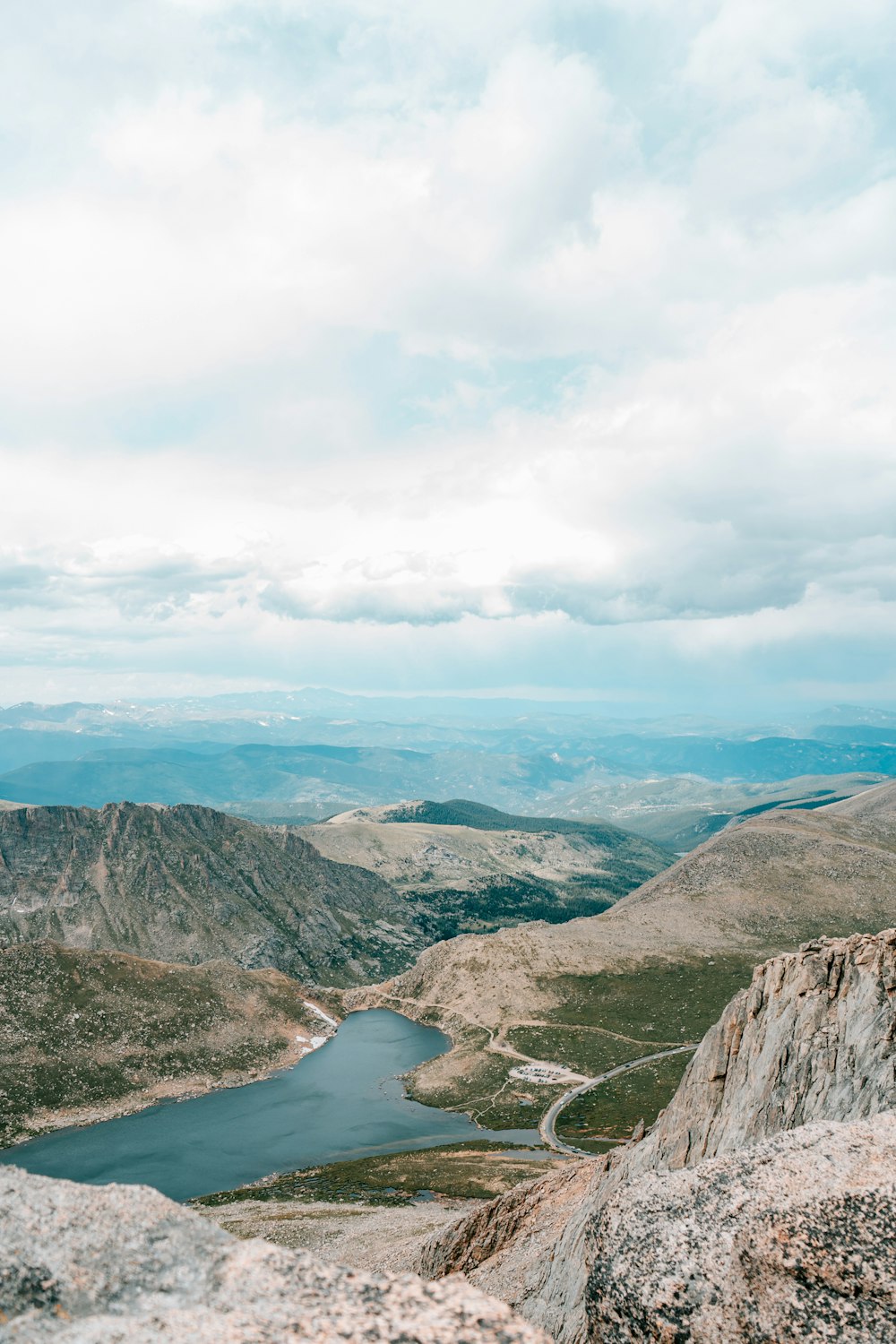 mountain aerial scenery