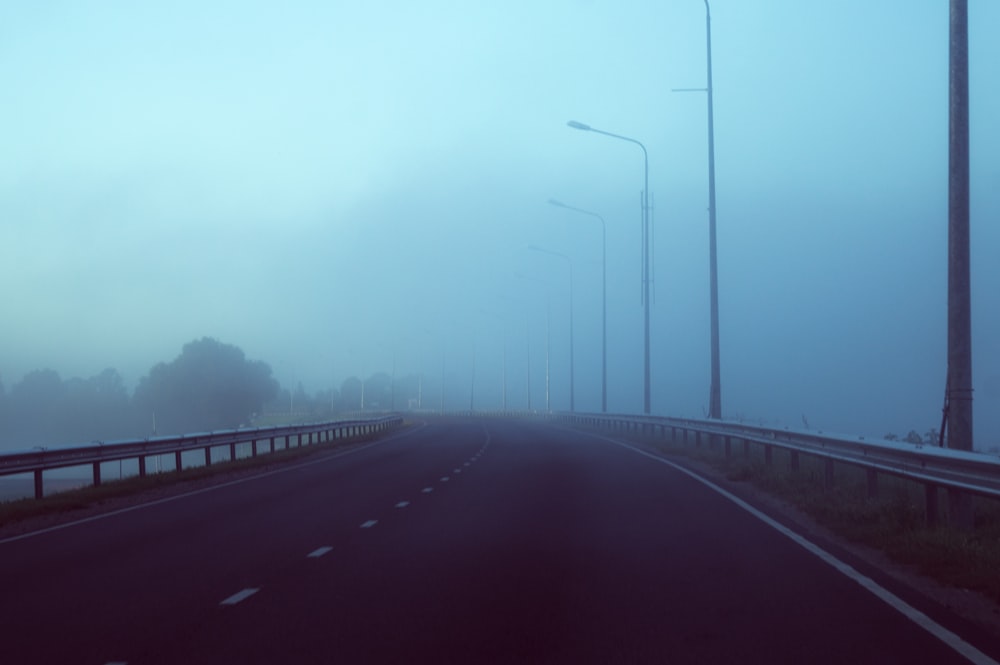 road with fogs