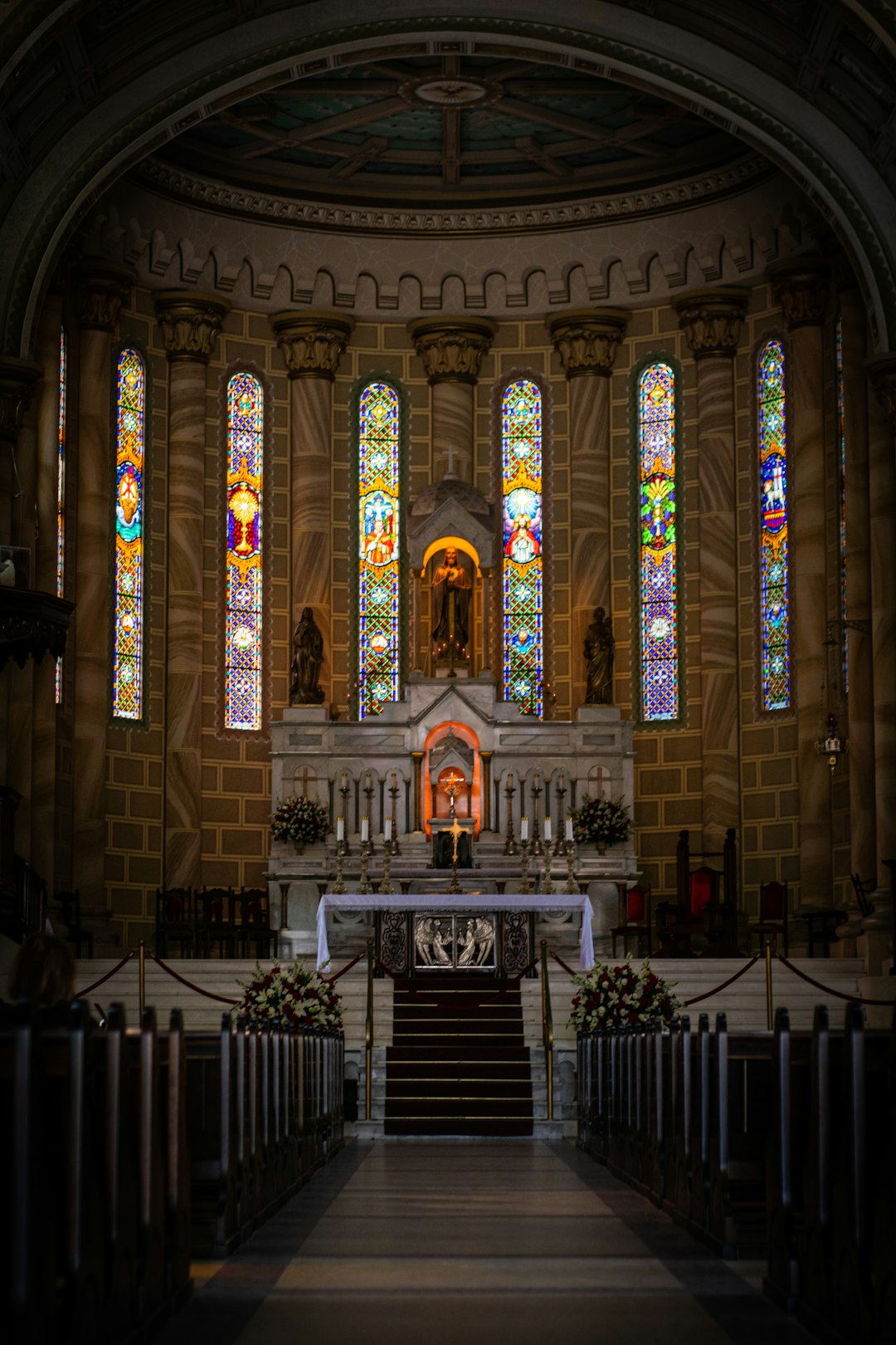 Altar of the Holy Sacrament Church in Itajai