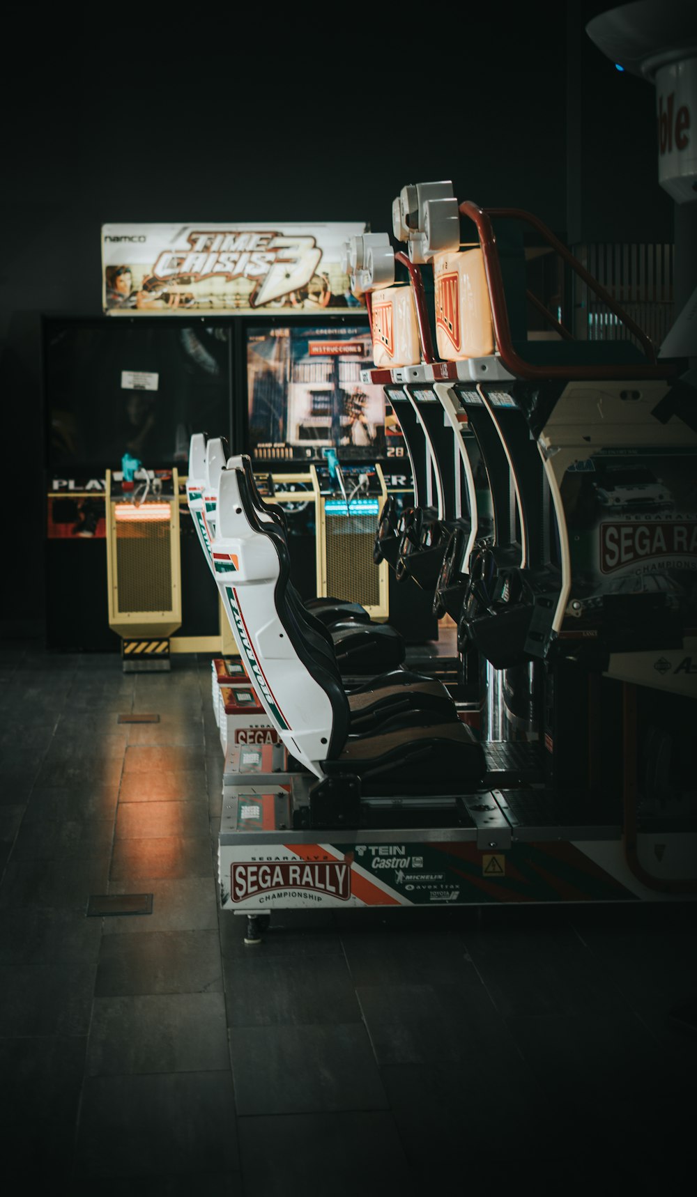 empty video game arcade