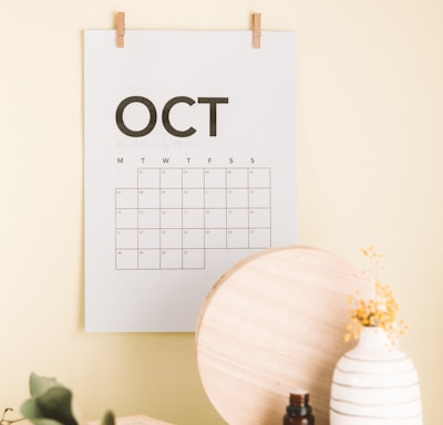 Oct calendar