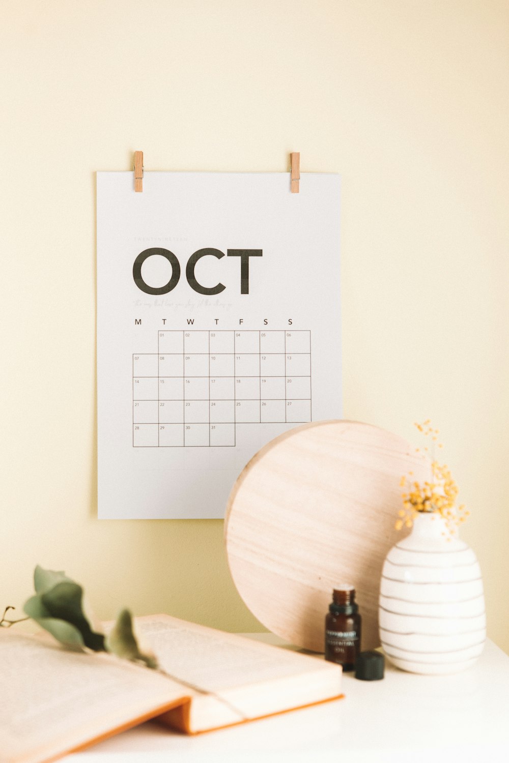 Calendario di ottobre