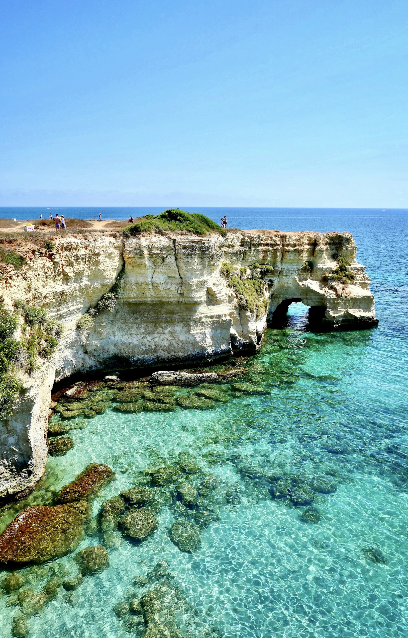 white rocky island