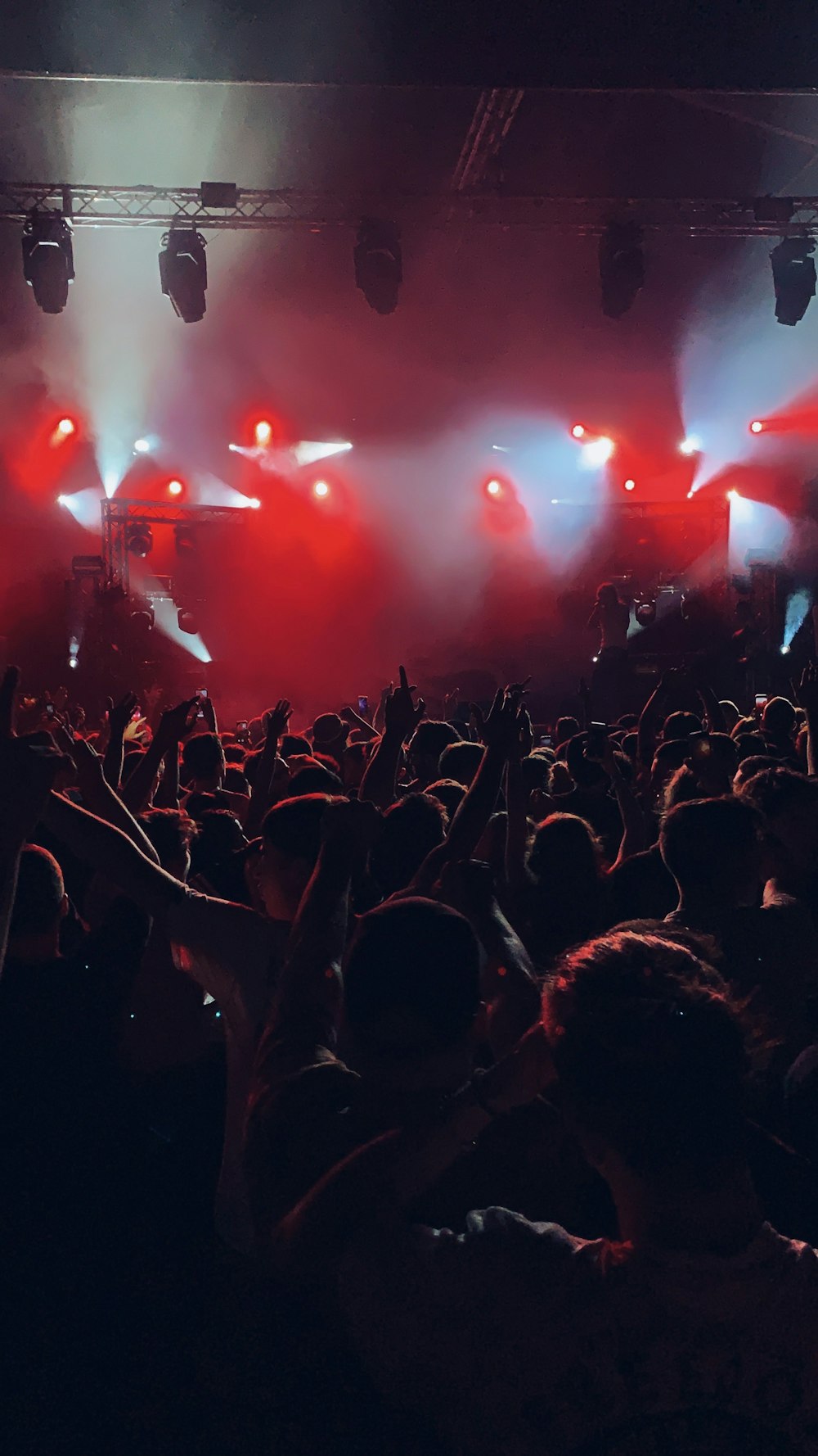 crowd of people watching a concert