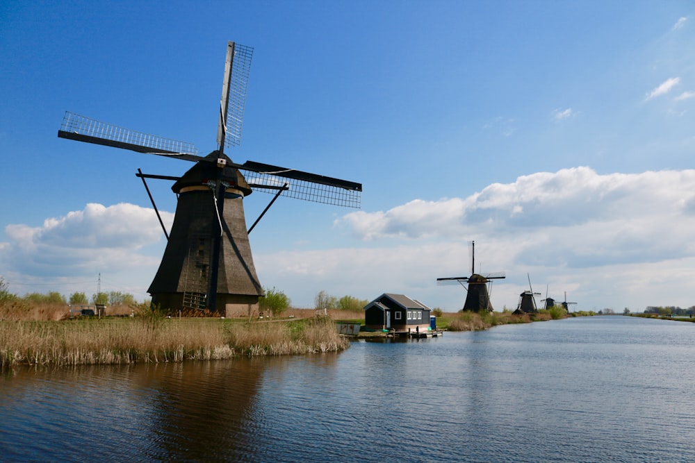 brown wind vane