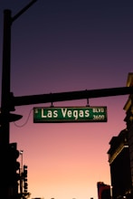 Las Vegas Boulevard 3600 road sign