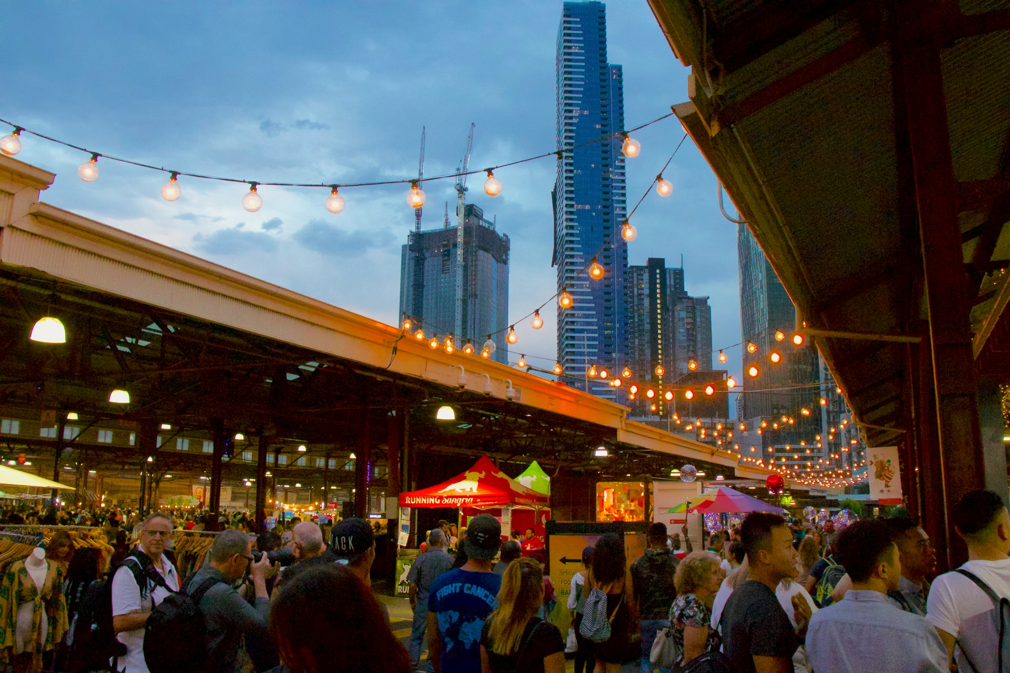 Queen Victoria Summer Night Market in Melbourne, Australia