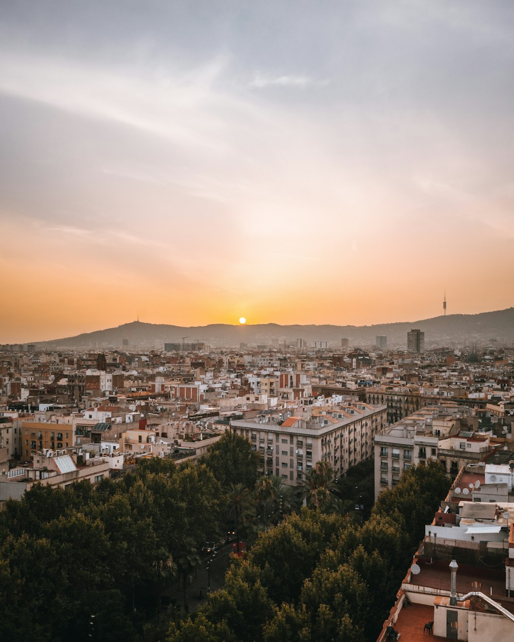 aerial-photography of city