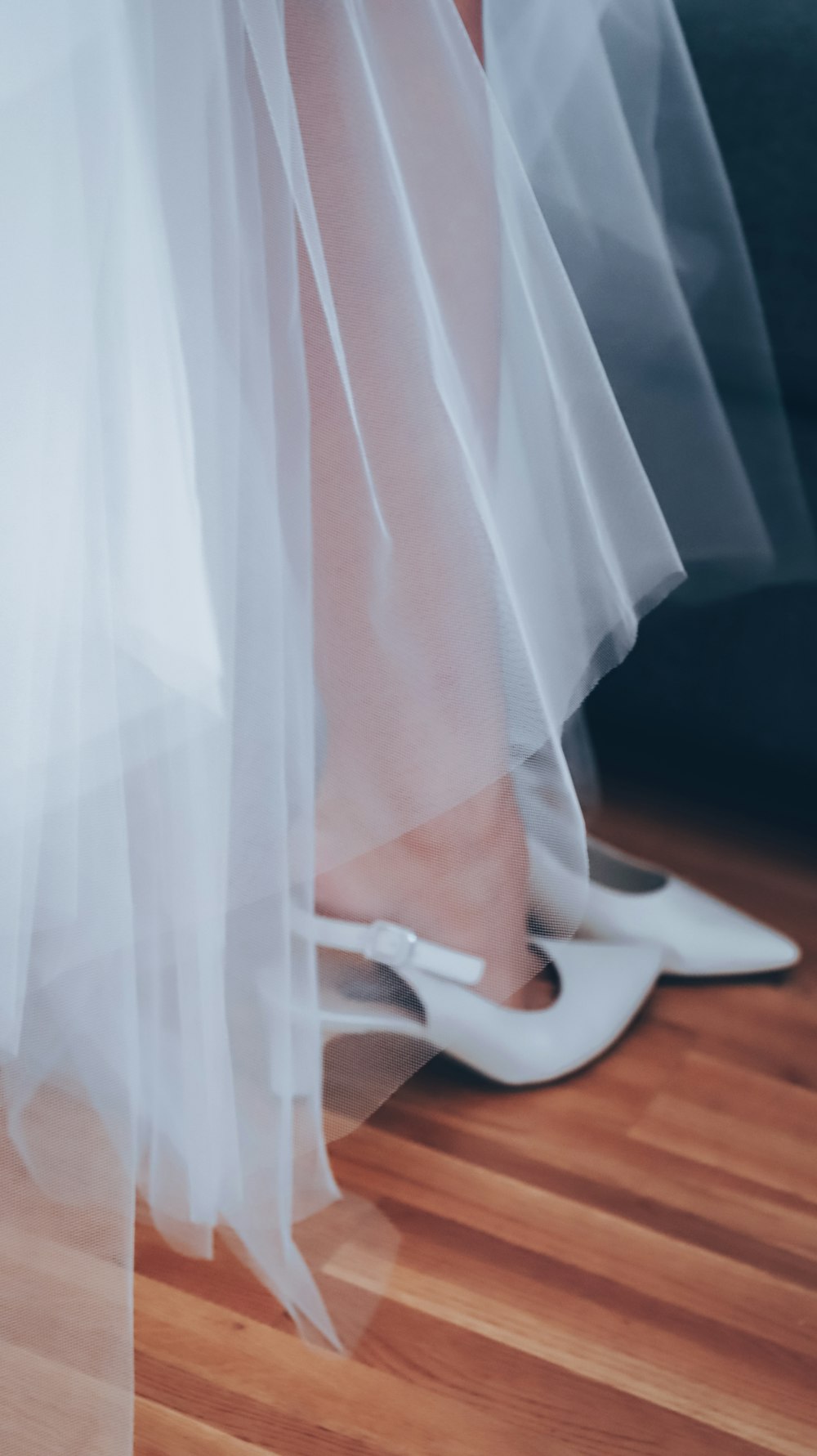 woman wearing white dress