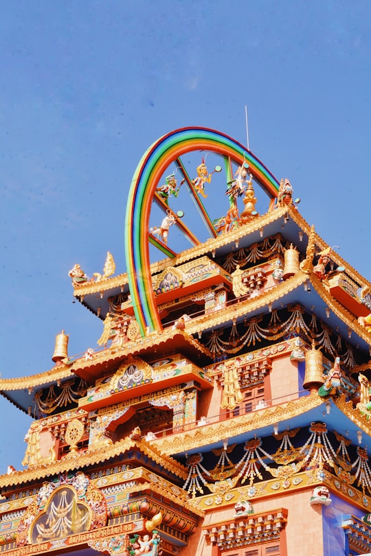 golden temple during daytime in Madikeri India