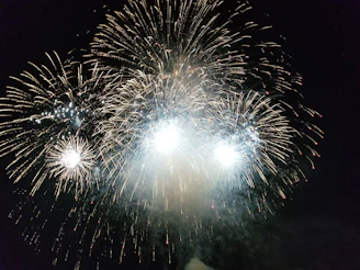 Bright and colorful free spins bonus round with animated fireworks.