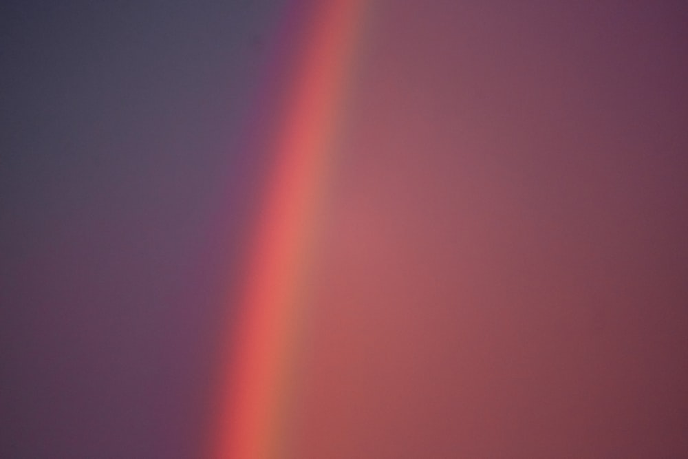 a rainbow appears to be in the sky