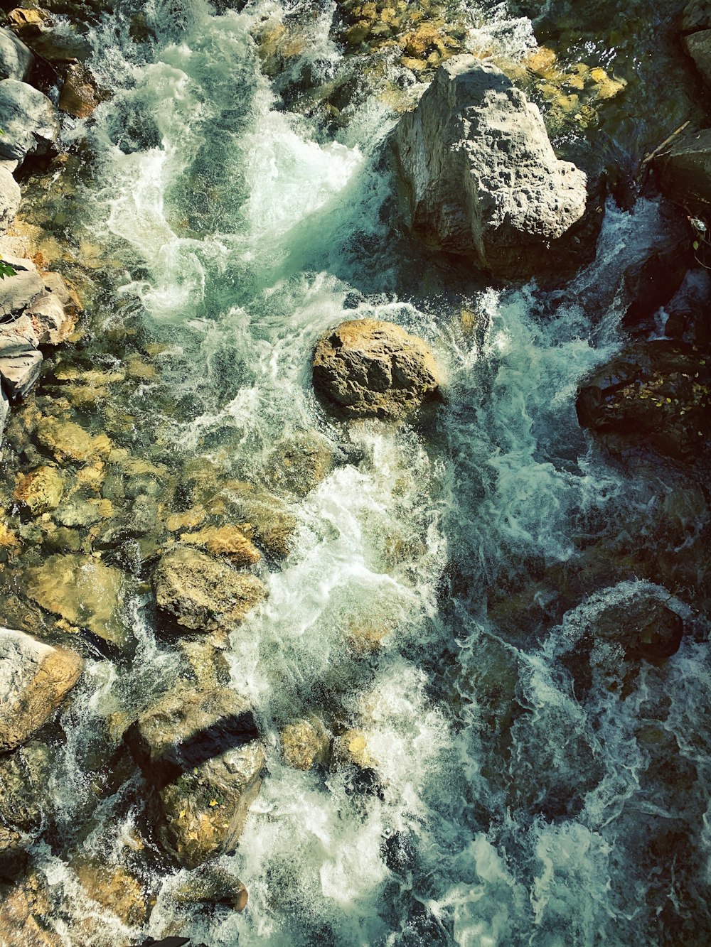 rocks on rivers