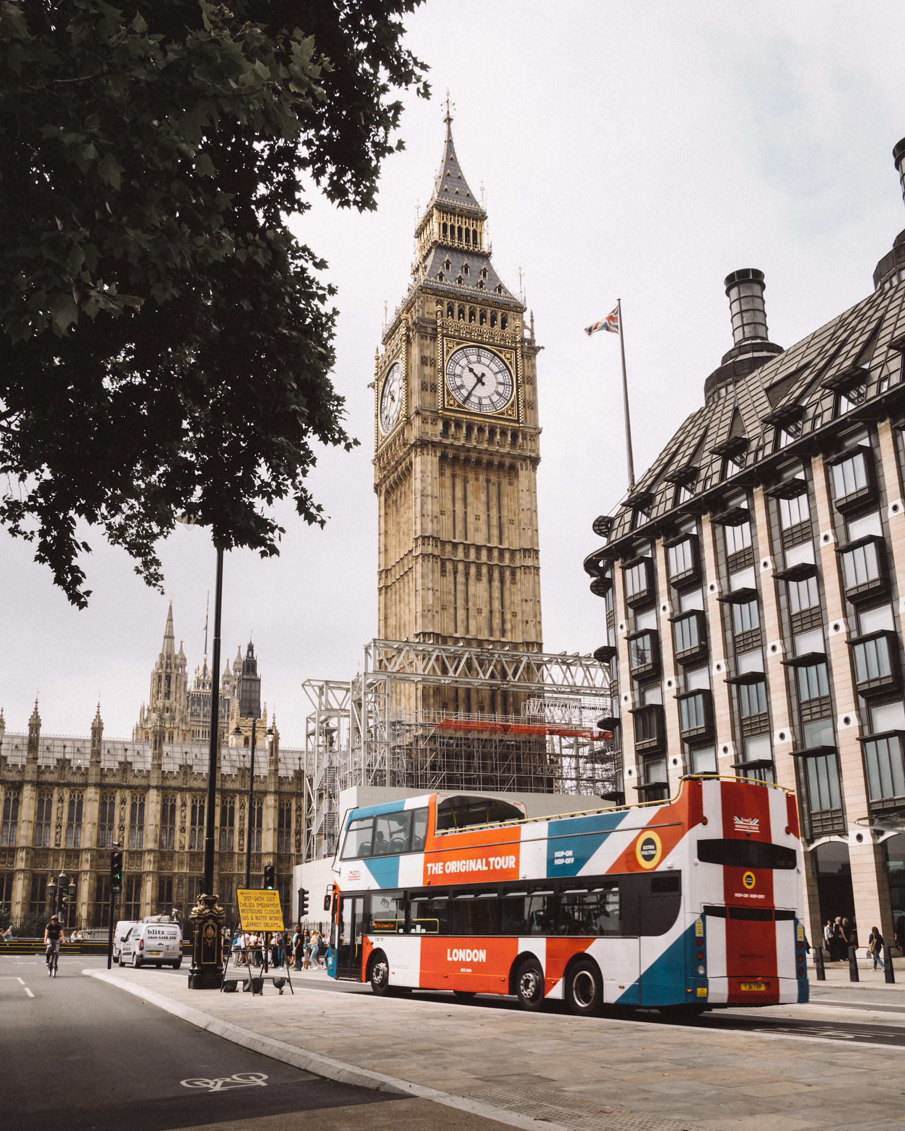 Big Ben and the Houses of Parliament in London