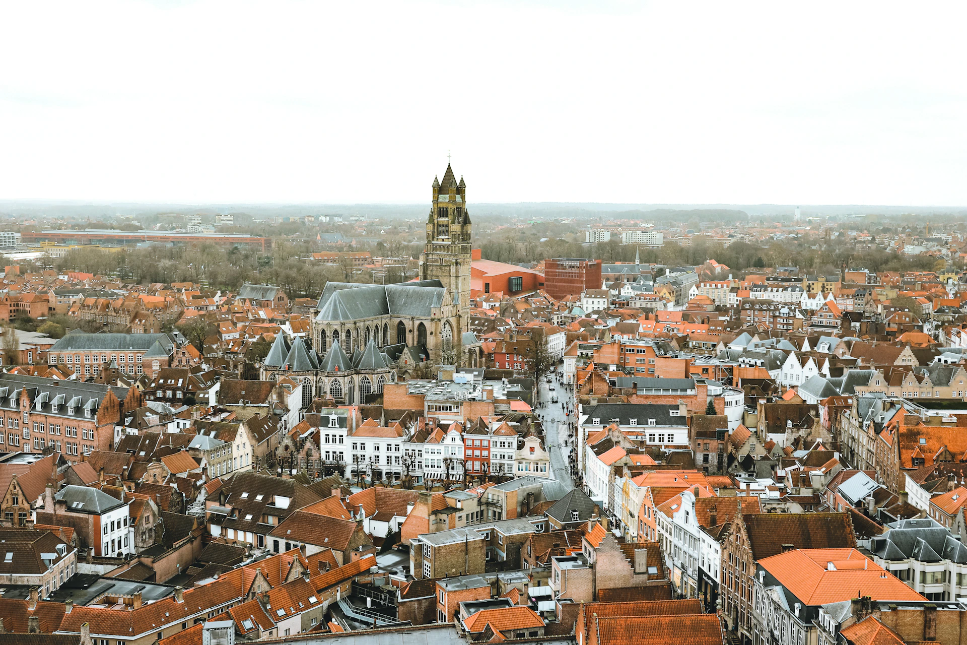 high angle photo of cityscape at daytime