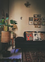 A cozy living room showcasing a variety of customizable sofas.