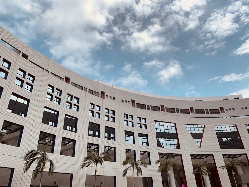 white concrete building