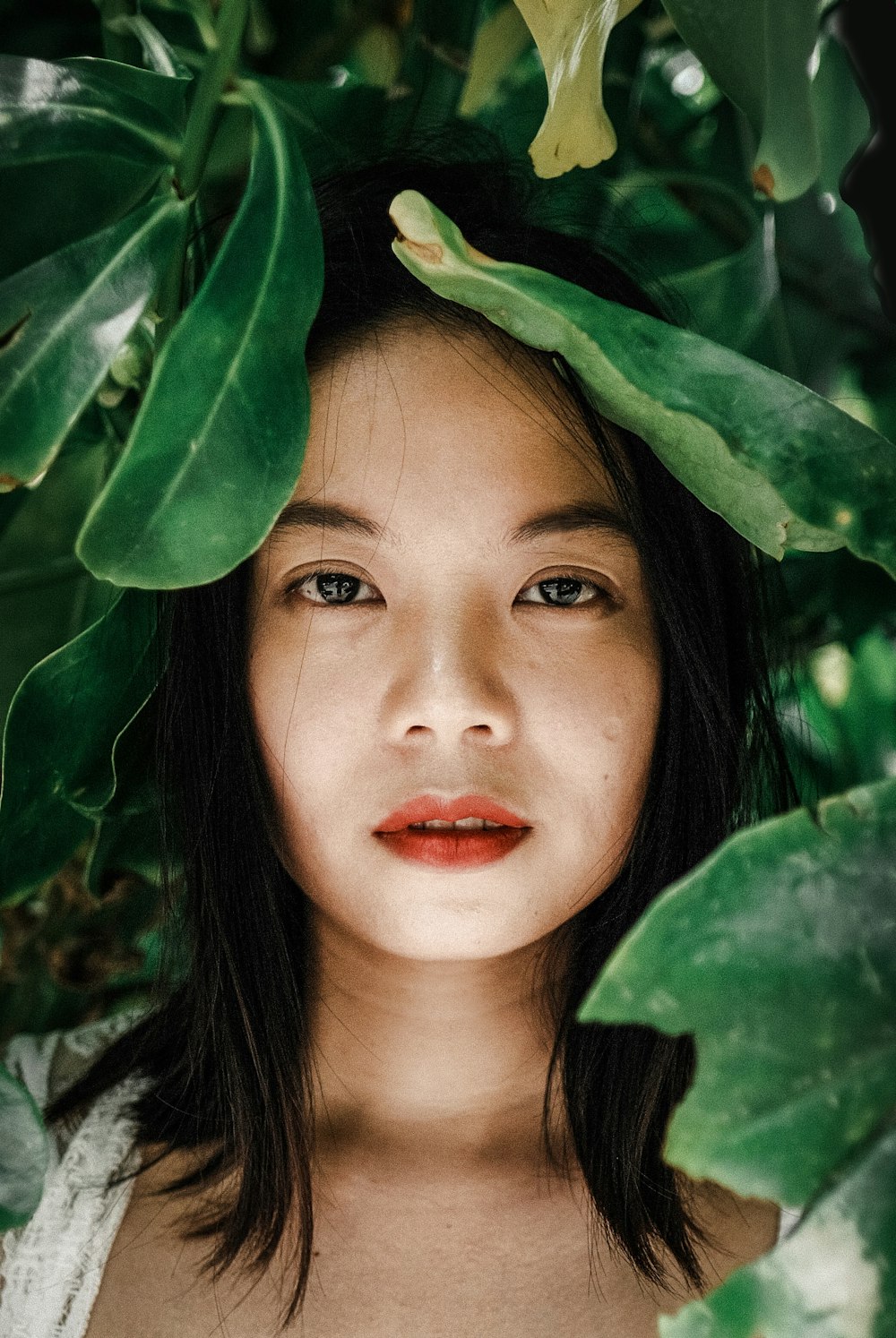 woman near tree