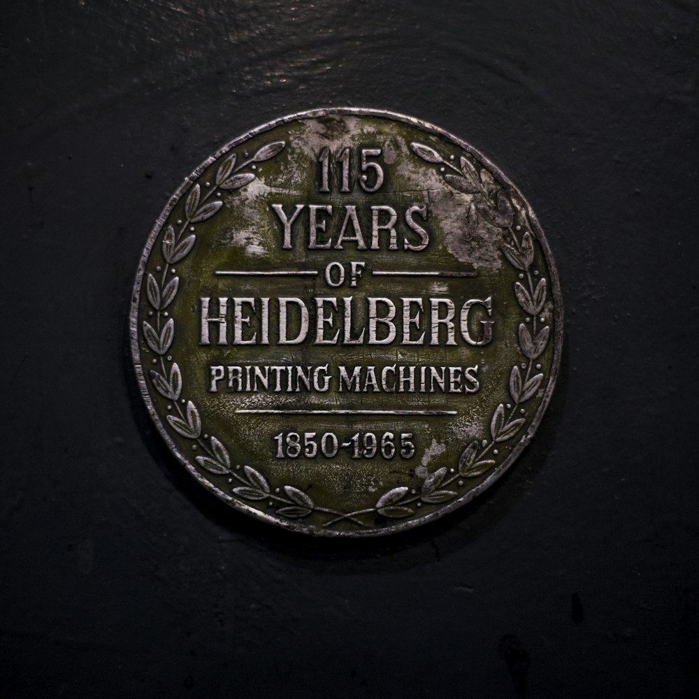 115 years of heidelberg coin