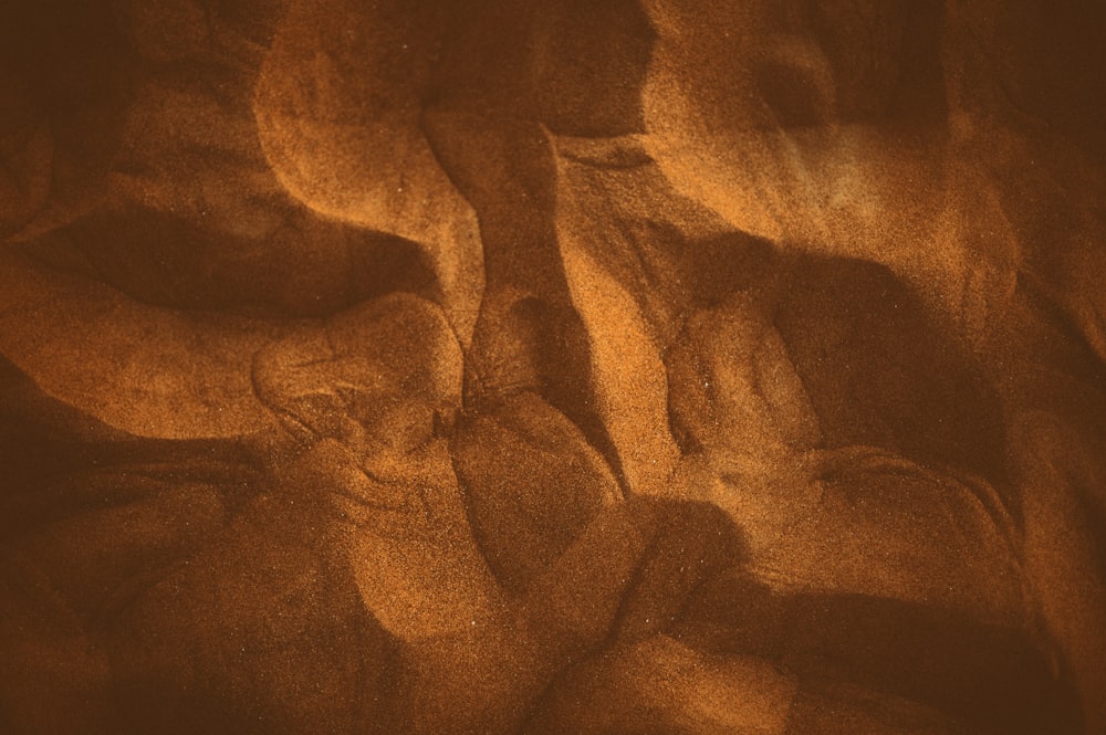brown sand abstract artwork